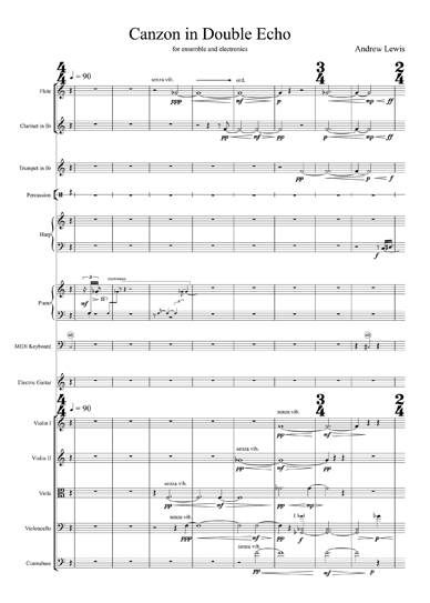 Canzon score